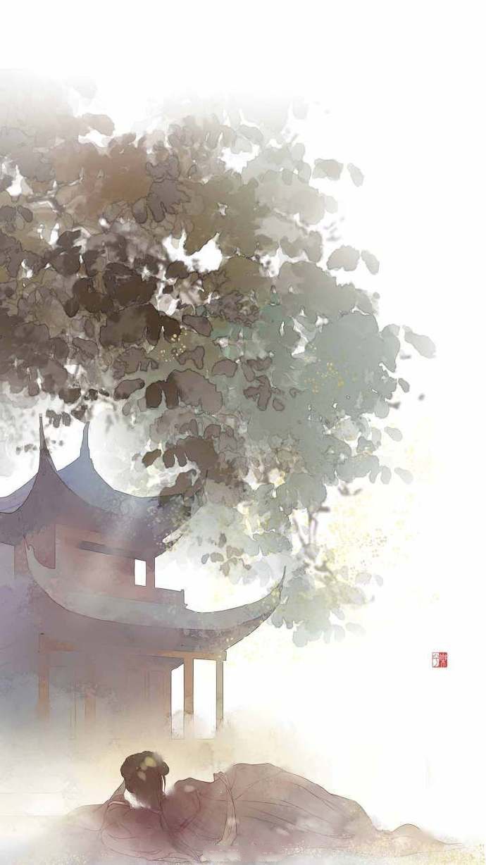 9款淡雅水彩禪意古風背景，古風手機壁紙圖片