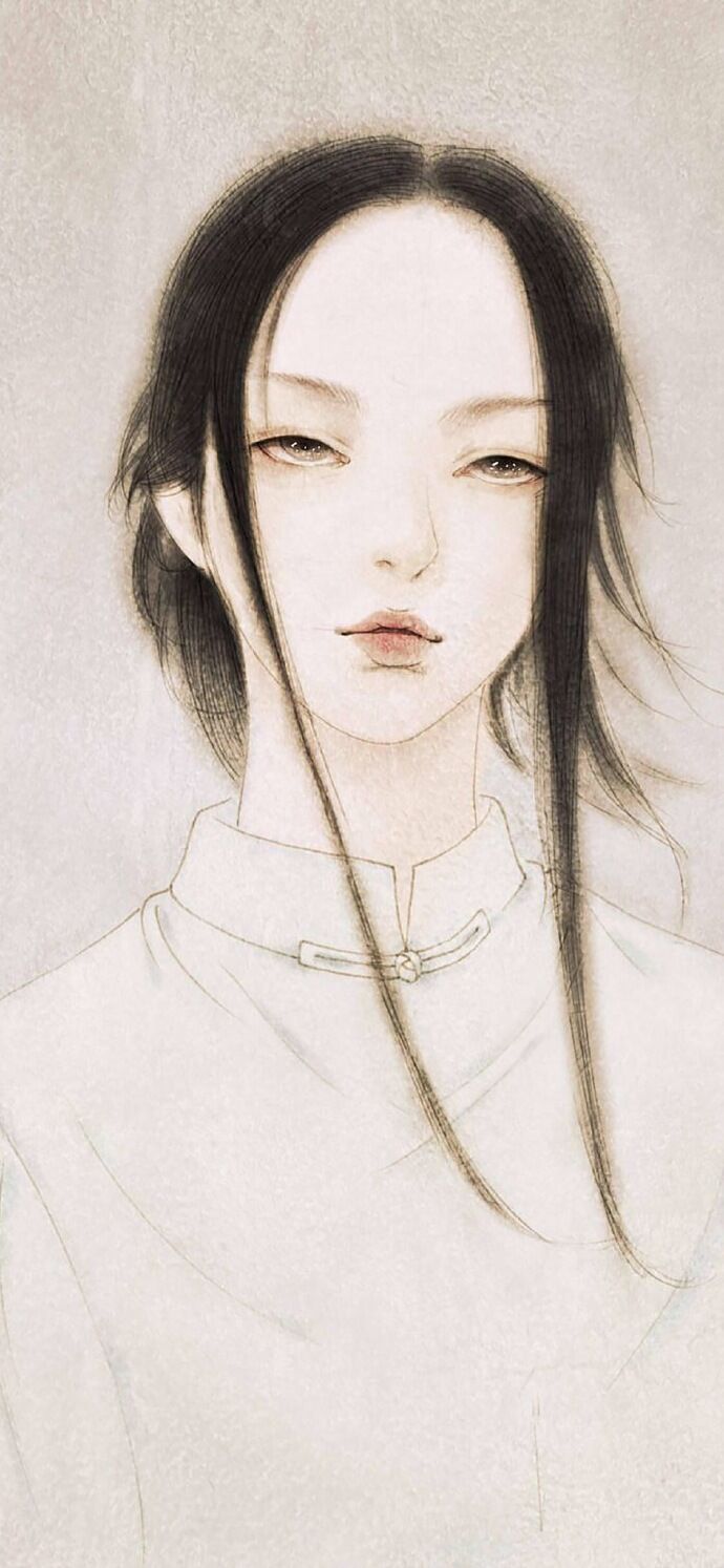 仕女古風(fēng)手機(jī)壁紙插畫，別樣的古風(fēng)女子風(fēng)情