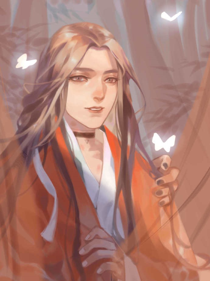 10張古風(fēng)美男子圖集，如此驚艷的紅衣之美