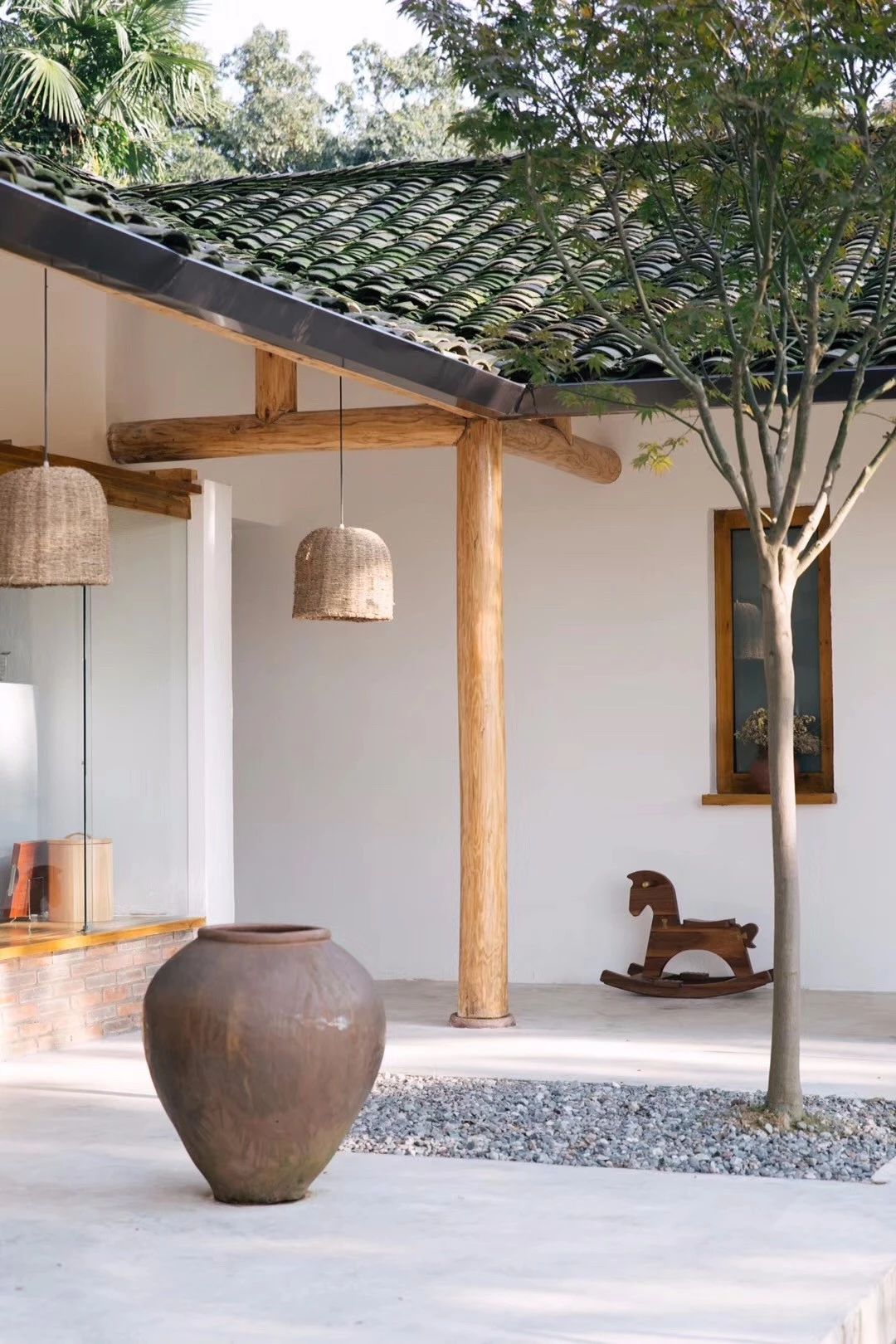 一所茶園里的民宿，過著鄉(xiāng)下悠閑愜意的日子