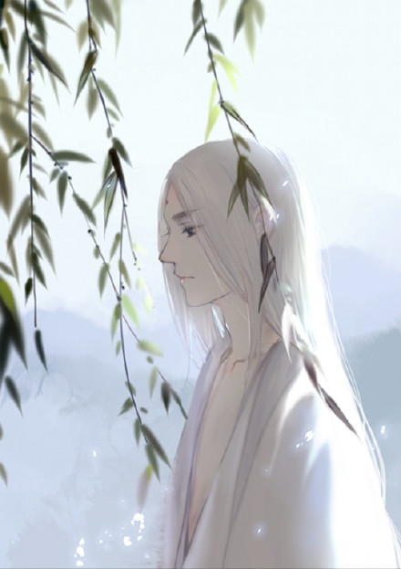 20張白發(fā)古風(fēng)美男圖集，滿頭銀發(fā)真的好迷人