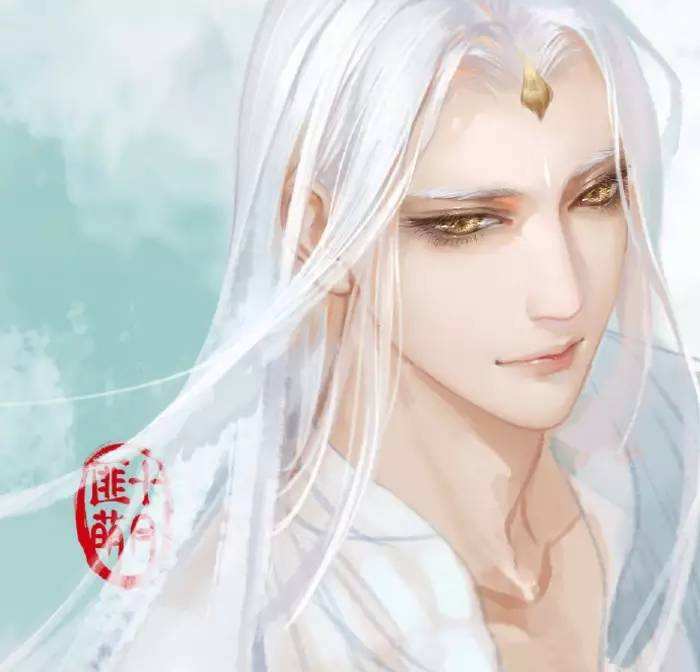 20張白發(fā)古風(fēng)美男圖集，滿頭銀發(fā)真的好迷人