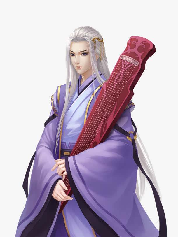 20張白發(fā)古風(fēng)美男圖集，滿頭銀發(fā)真的好迷人