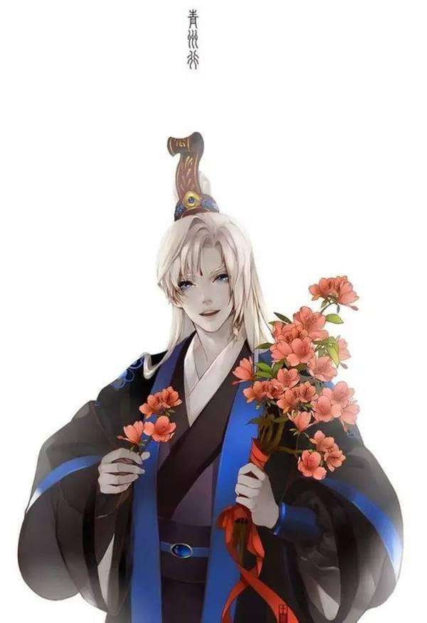 20張白發(fā)古風(fēng)美男圖集，滿頭銀發(fā)真的好迷人