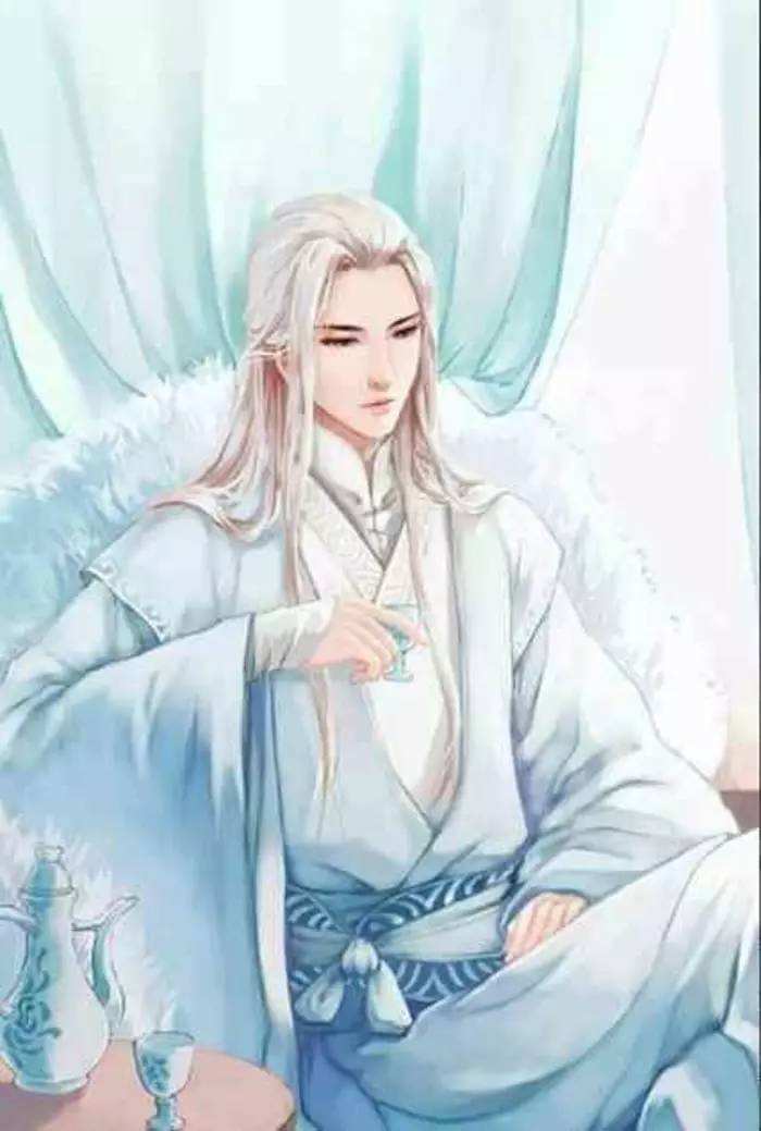 20張白發(fā)古風(fēng)美男圖集，滿頭銀發(fā)真的好迷人