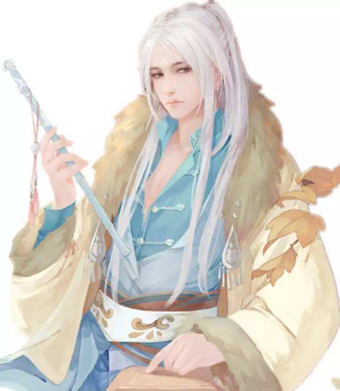 20張白發(fā)古風(fēng)美男圖集，滿頭銀發(fā)真的好迷人