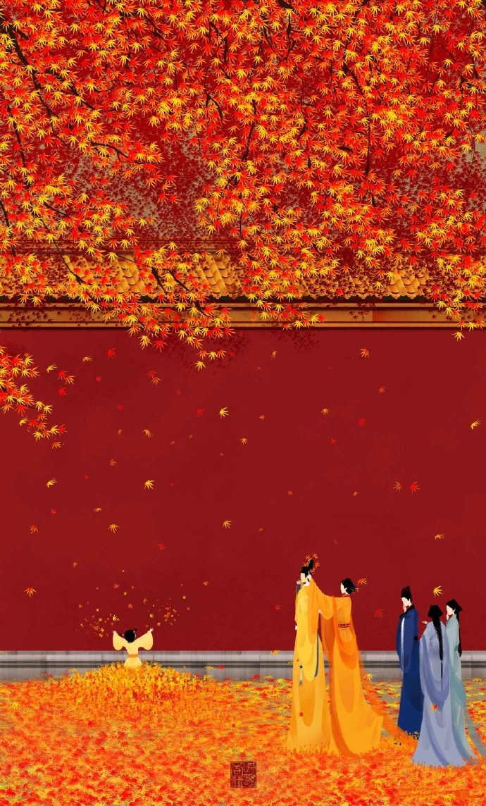 高清無臉古風(fēng)插畫欣賞，令人遐想的手繪插畫圖