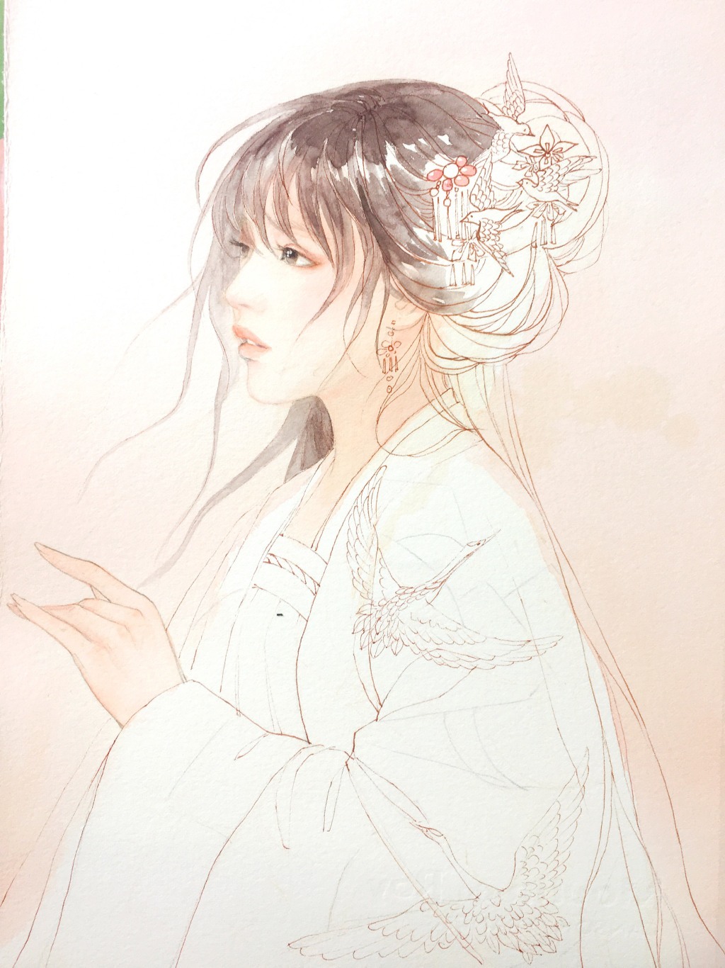 教你畫(huà)好古風(fēng)女子，超詳細(xì)古風(fēng)女子上色步驟圖