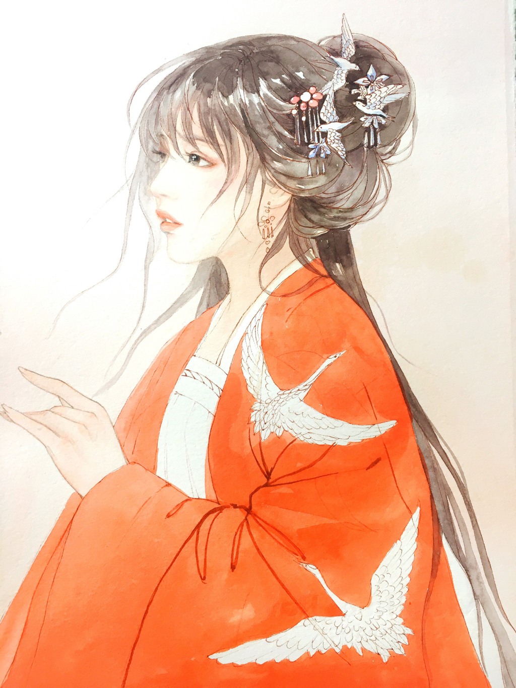 教你畫(huà)好古風(fēng)女子，超詳細(xì)古風(fēng)女子上色步驟圖