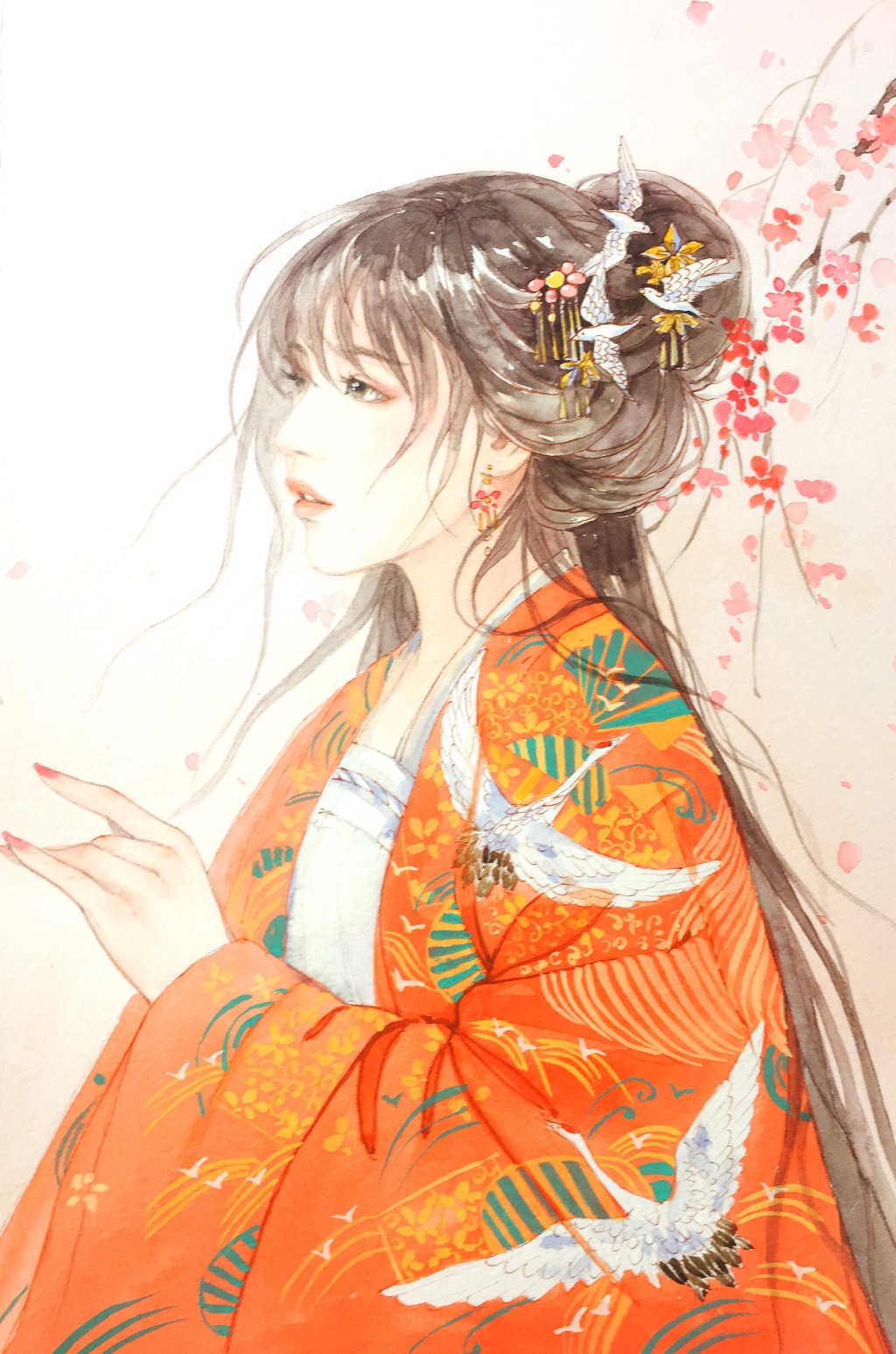 教你畫(huà)好古風(fēng)女子，超詳細(xì)古風(fēng)女子上色步驟圖