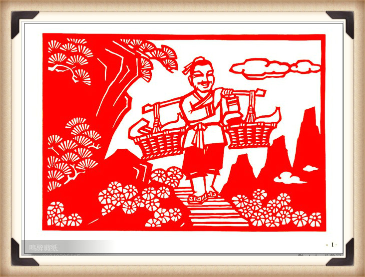 斗狼記剪紙藝術(shù)，高清剪紙連環(huán)畫圖集（54張）