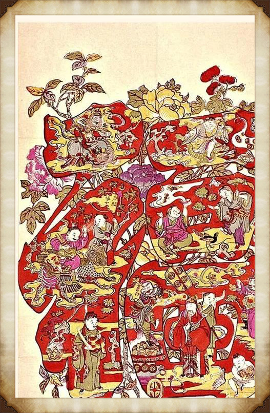 57張木板年畫圖集，帶你回味福連文苑