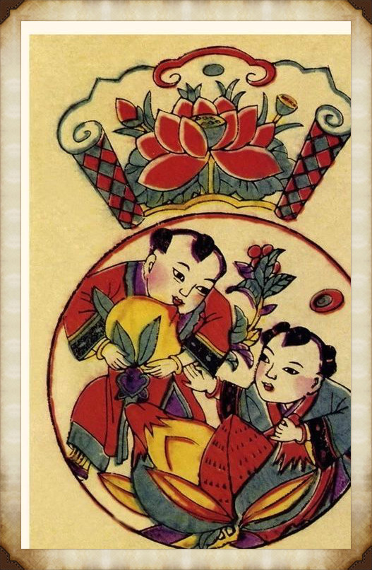 57張木板年畫圖集，帶你回味福連文苑