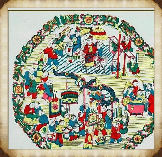 57張木板年畫圖集，帶你回味福連文苑