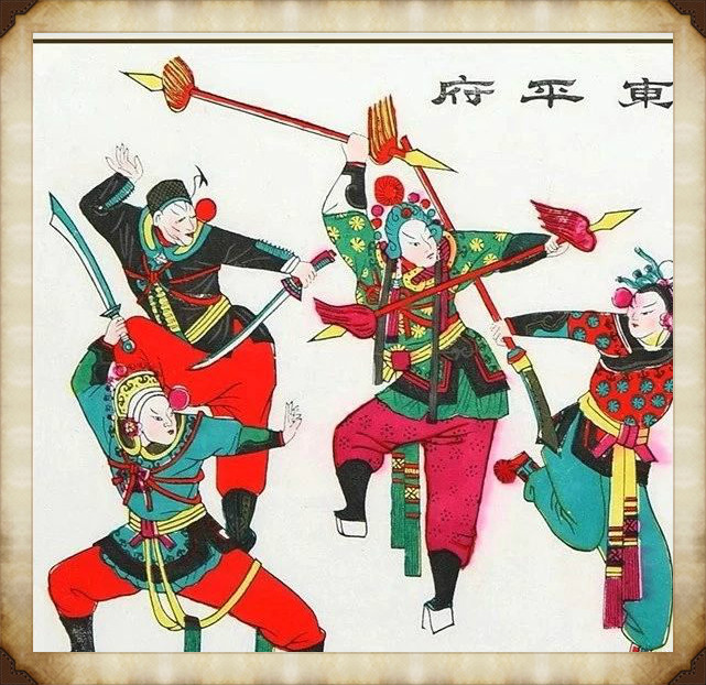 57張木板年畫圖集，帶你回味福連文苑