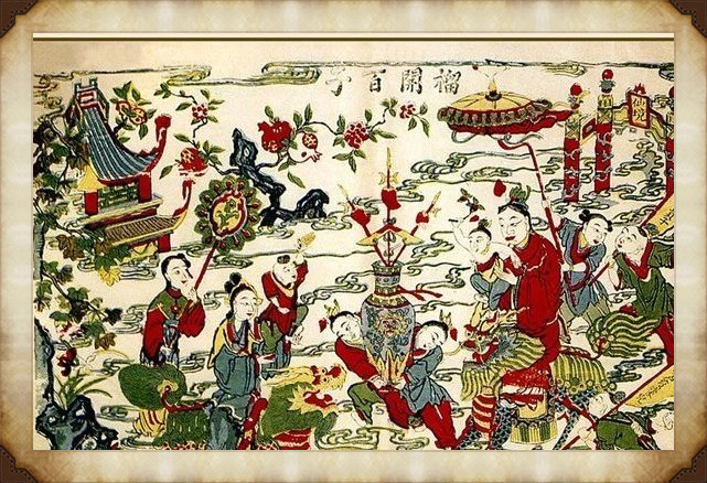 57張木板年畫圖集，帶你回味福連文苑