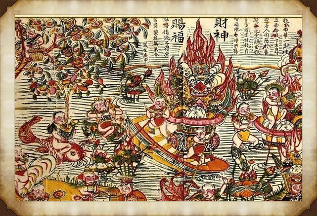 57張木板年畫圖集，帶你回味福連文苑