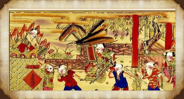 57張木板年畫圖集，帶你回味福連文苑