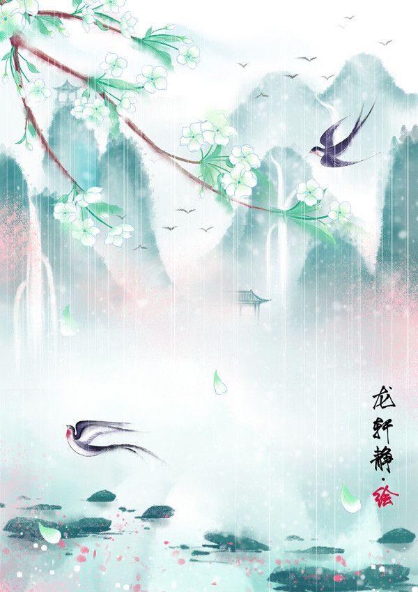 超唯美水墨古風圖片，適合夏天的古風壁紙圖集