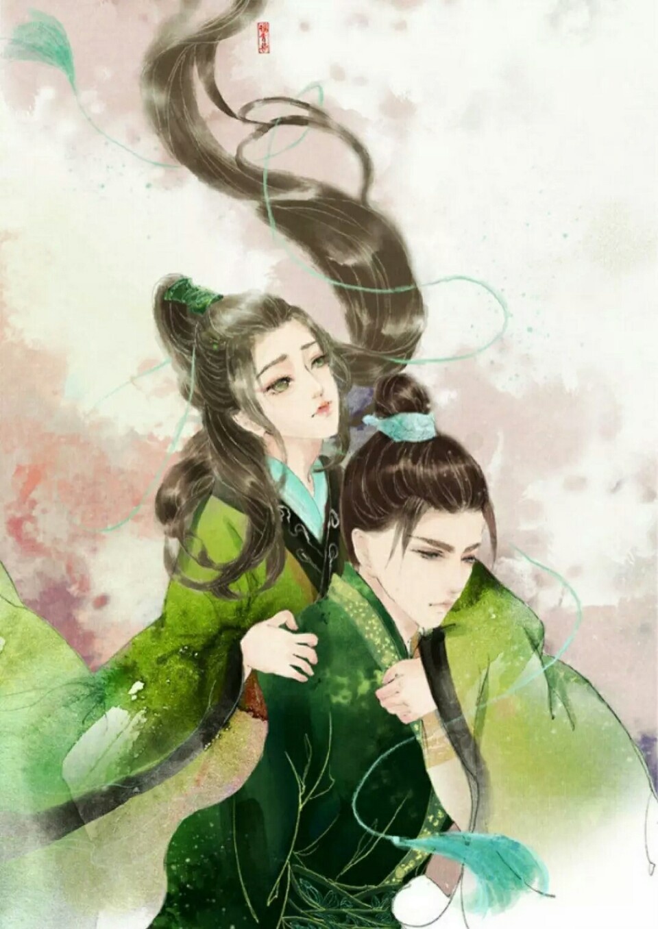 25張超甜情侶古風圖片，只愿得一人心