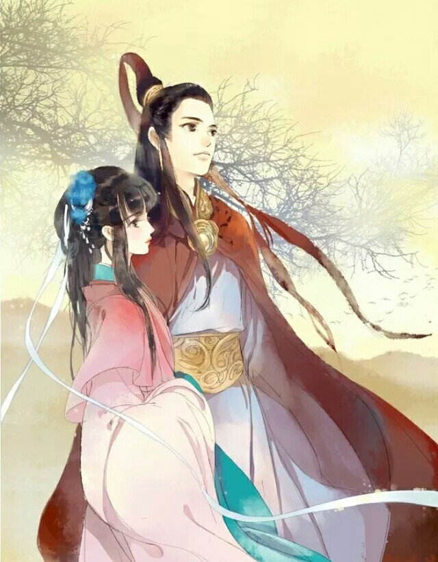 25張超甜情侶古風圖片，只愿得一人心