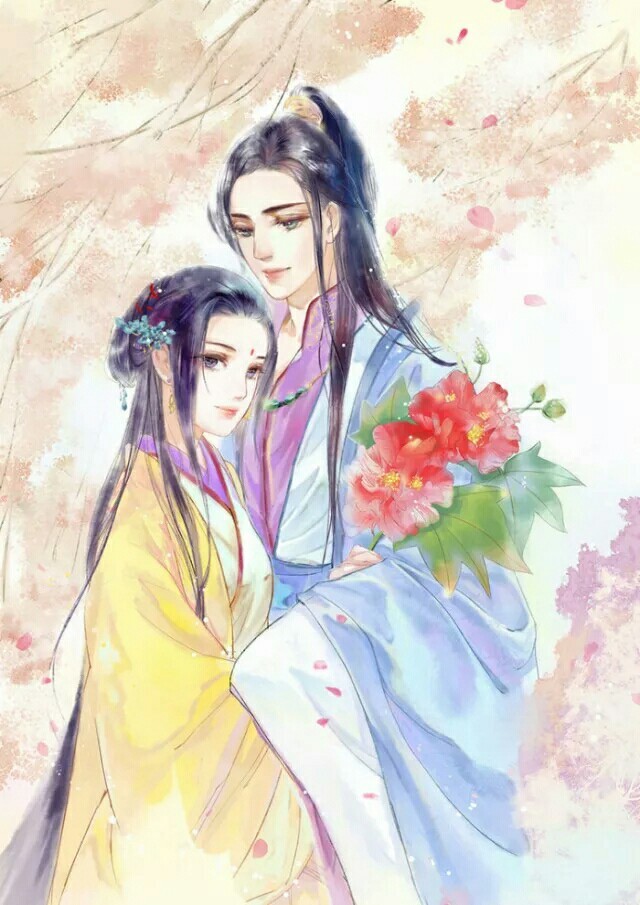 25張超甜情侶古風圖片，只愿得一人心