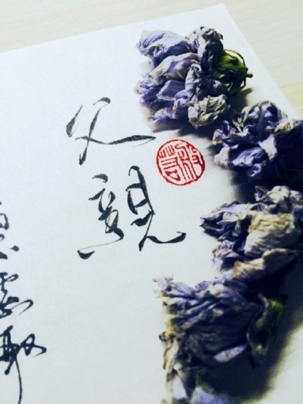 別致新穎的書(shū)法字體，美的很有意境！