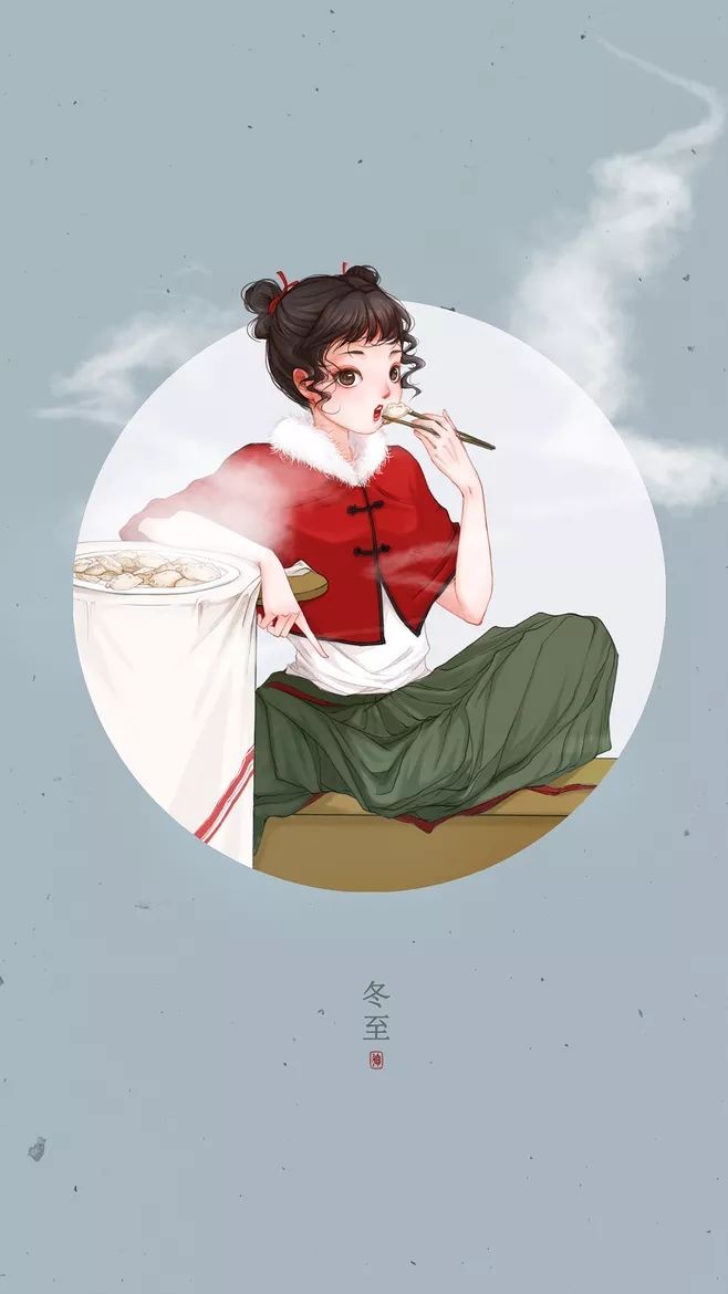 二十四節(jié)氣美人圖，唯美古風(fēng)手機(jī)壁紙圖集