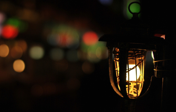 中式燈具之美，美燈配美景美哉