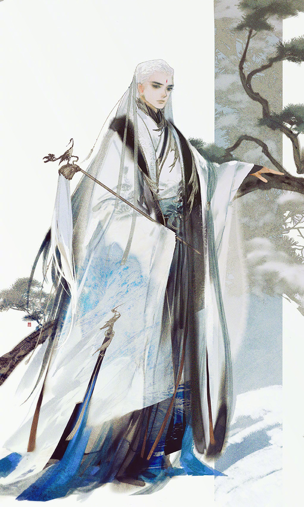 手繪劍三游戲人物成男圖片，超帥美男古風(fēng)圖集