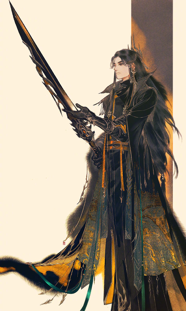手繪劍三游戲人物成男圖片，超帥美男古風(fēng)圖集
