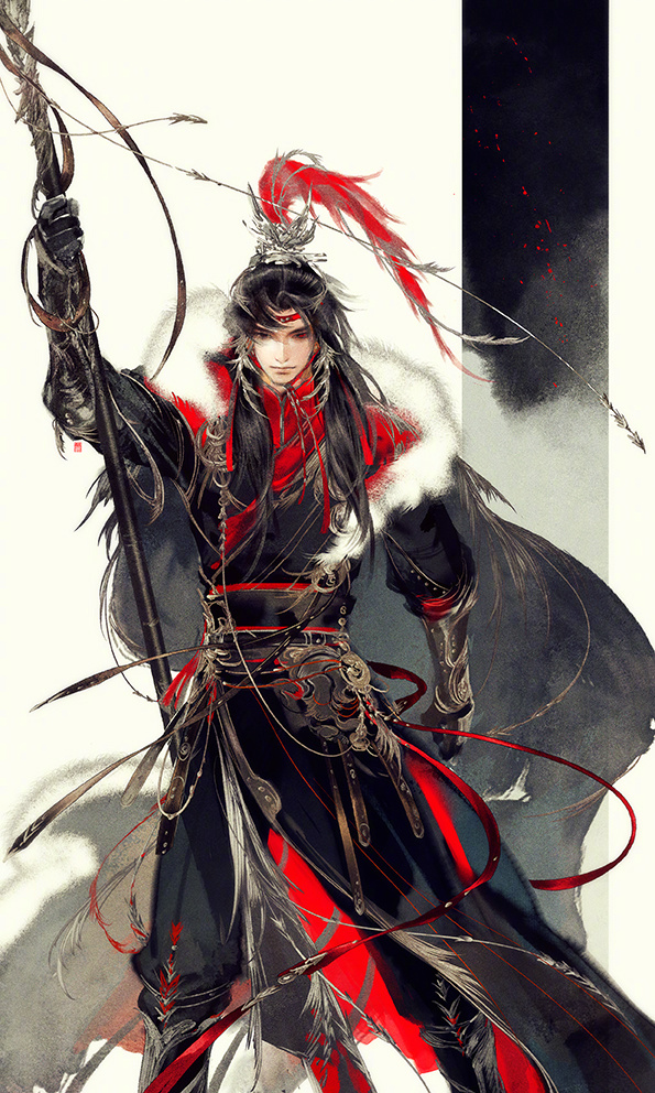 手繪劍三游戲人物成男圖片，超帥美男古風(fēng)圖集