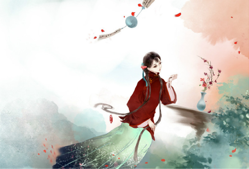 迷人的古風(fēng)圖片女子，超美古風(fēng)女子圖集(47張)