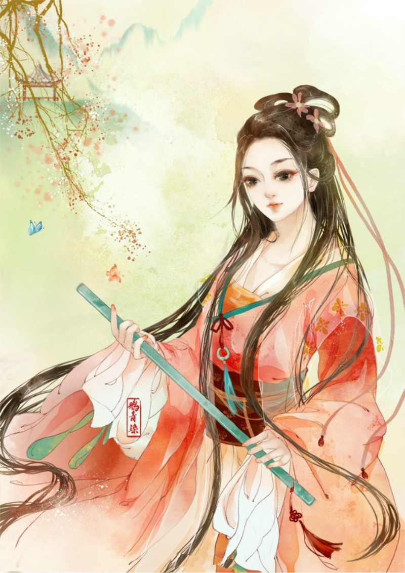 迷人的古風(fēng)圖片女子，超美古風(fēng)女子圖集(47張)