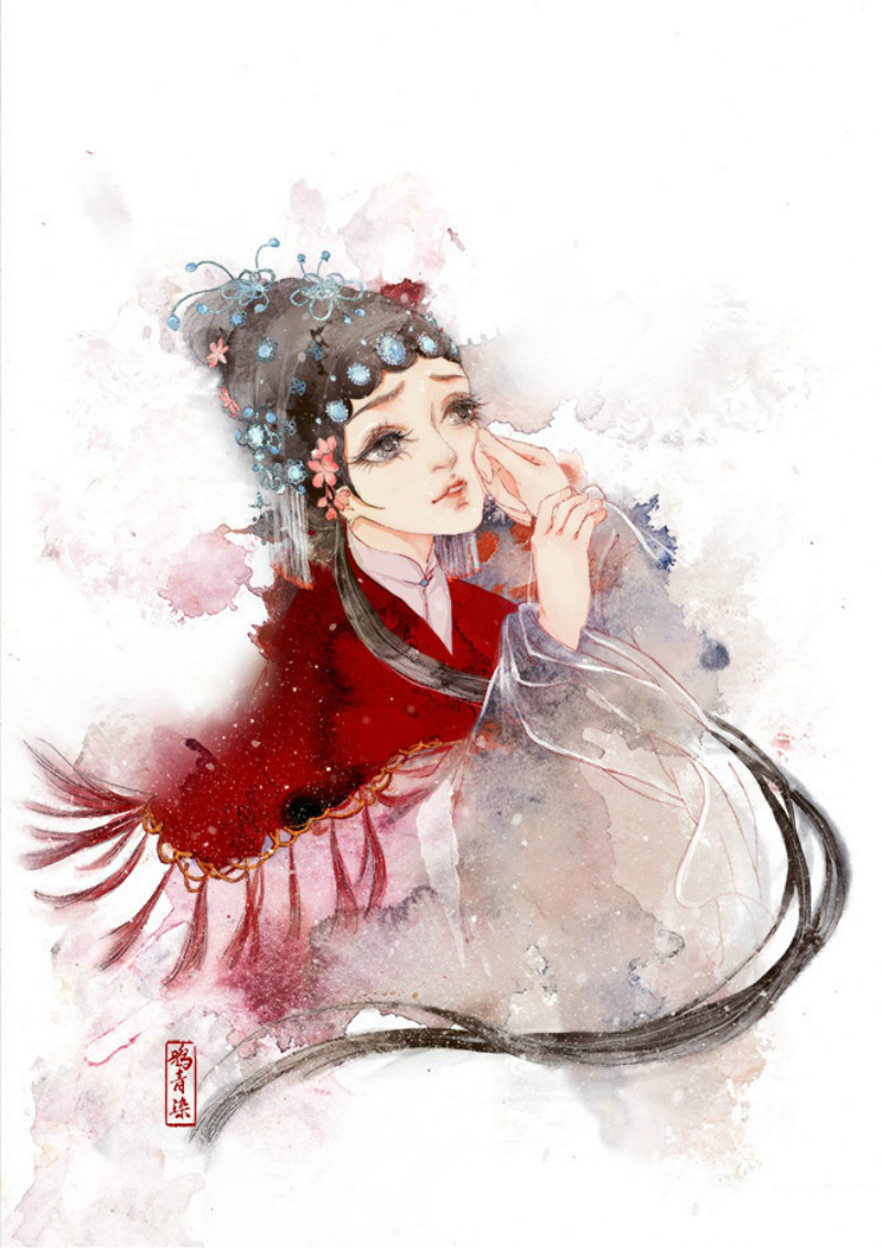 迷人的古風(fēng)圖片女子，超美古風(fēng)女子圖集(47張)