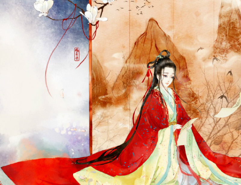 迷人的古風(fēng)圖片女子，超美古風(fēng)女子圖集(47張)