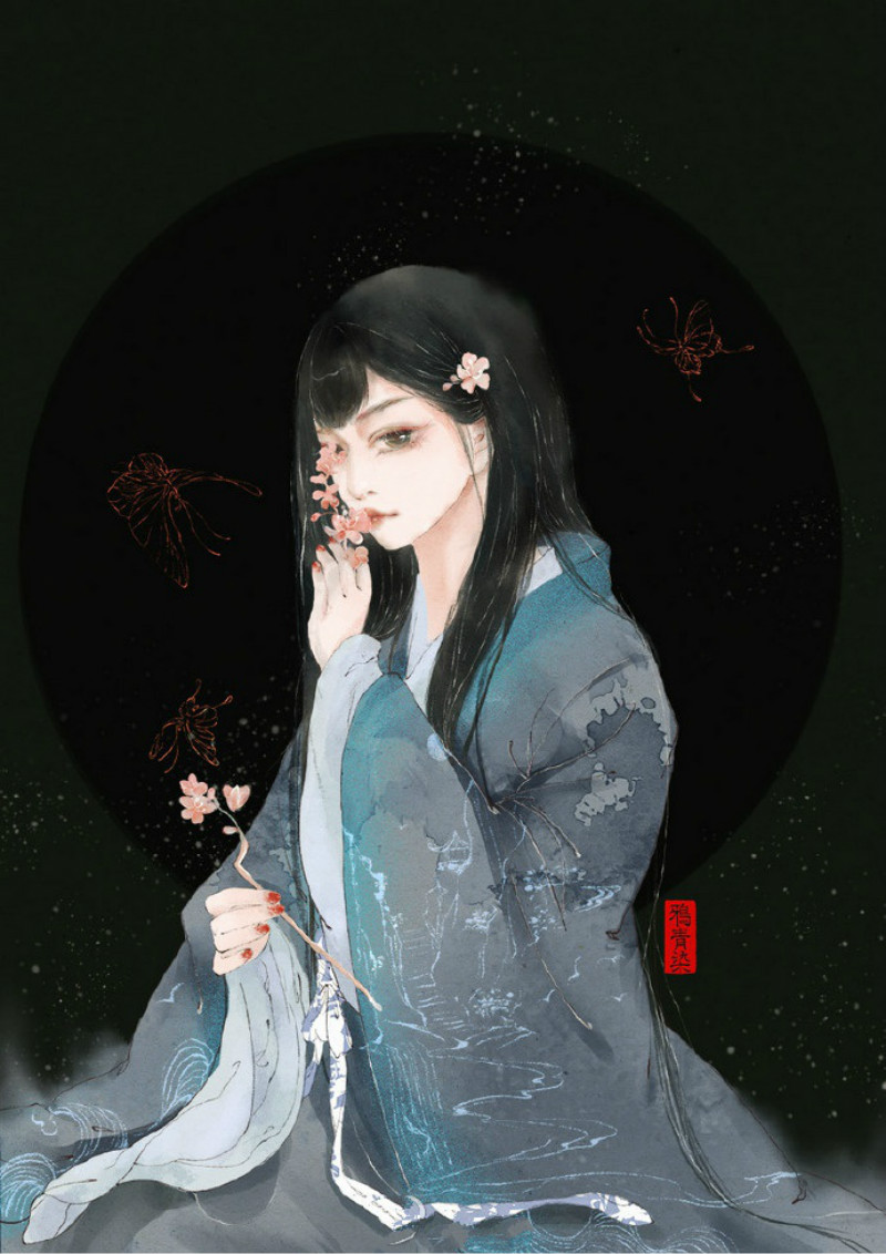 迷人的古風(fēng)圖片女子，超美古風(fēng)女子圖集(47張)