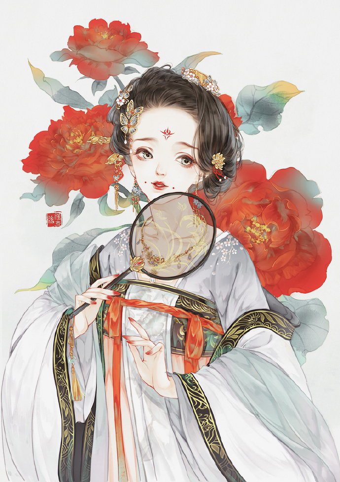 超美古風(fēng)女子圖集(38張)，高清古風(fēng)圖片欣賞