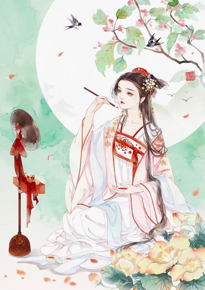 超美古風(fēng)女子圖集(38張)，高清古風(fēng)圖片欣賞