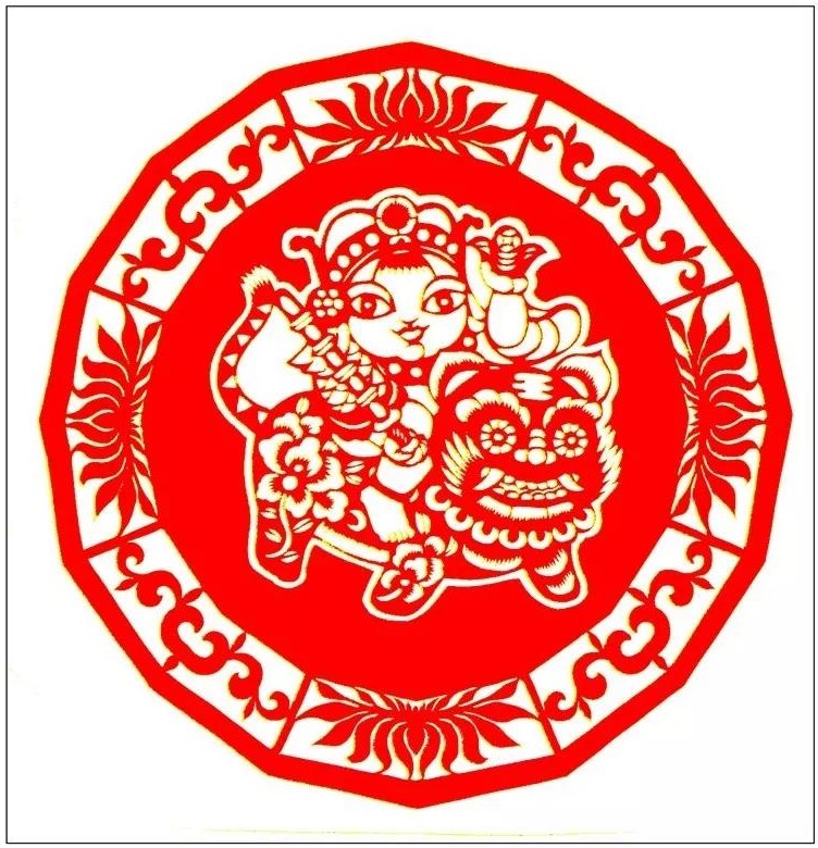 寅——賞“虎”剪紙，23張虎剪紙圖集