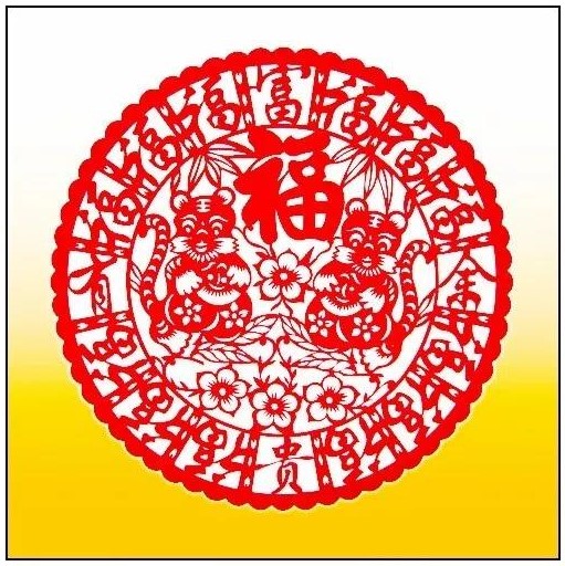 寅——賞“虎”剪紙，23張虎剪紙圖集