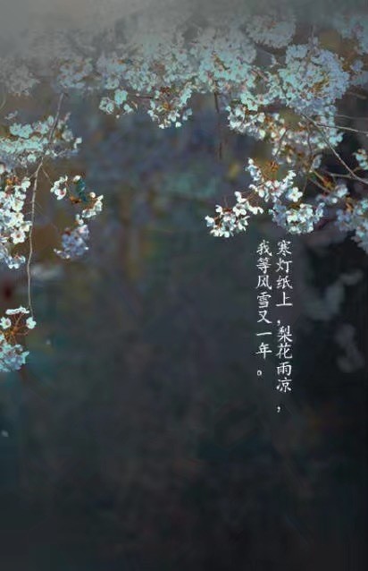 唯美帶文字古風(fēng)圖片，清新有意境古風(fēng)壁紙圖集