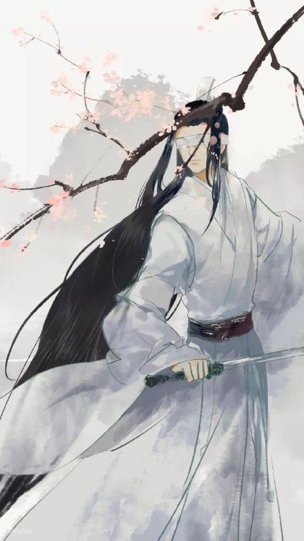 蒙眼古風(fēng)美男子手機壁紙圖集，超帥的古風(fēng)圖片