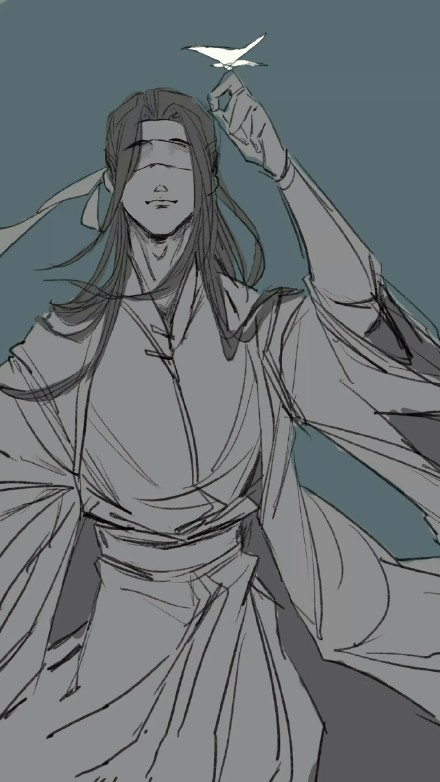 蒙眼古風(fēng)美男子手機壁紙圖集，超帥的古風(fēng)圖片