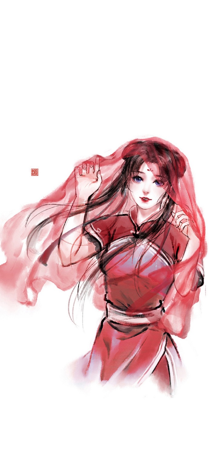 簡(jiǎn)約古風(fēng)女子手機(jī)壁紙圖，唯美古風(fēng)女子圖片