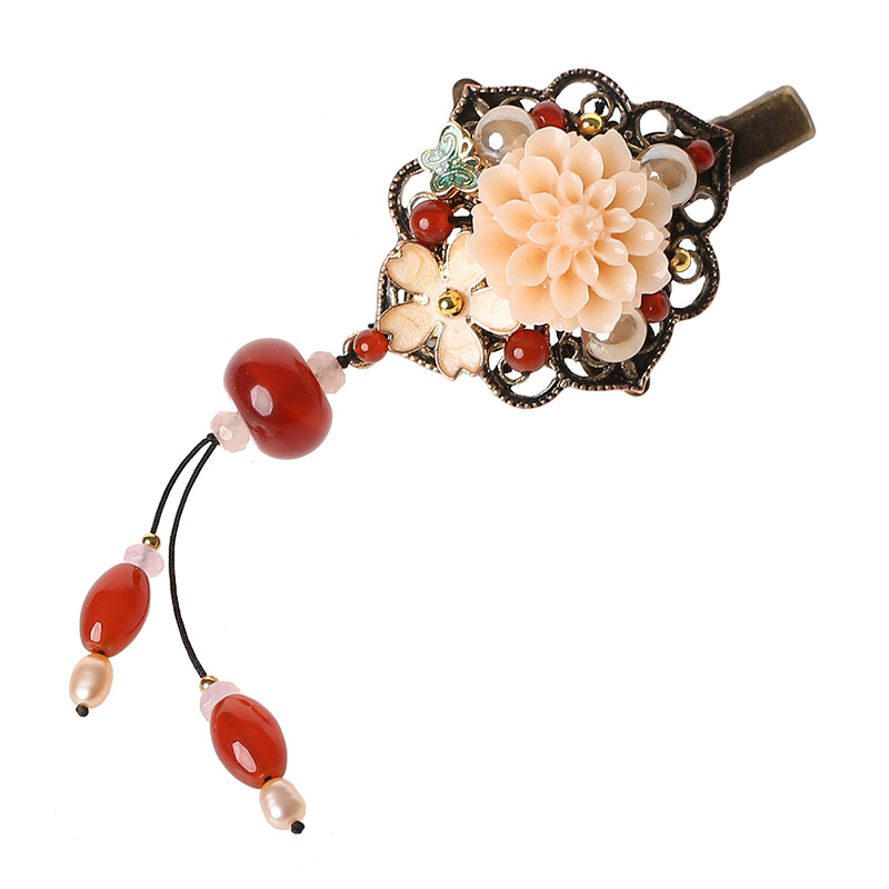 唯美精致古風頭飾，樹脂花開的美！