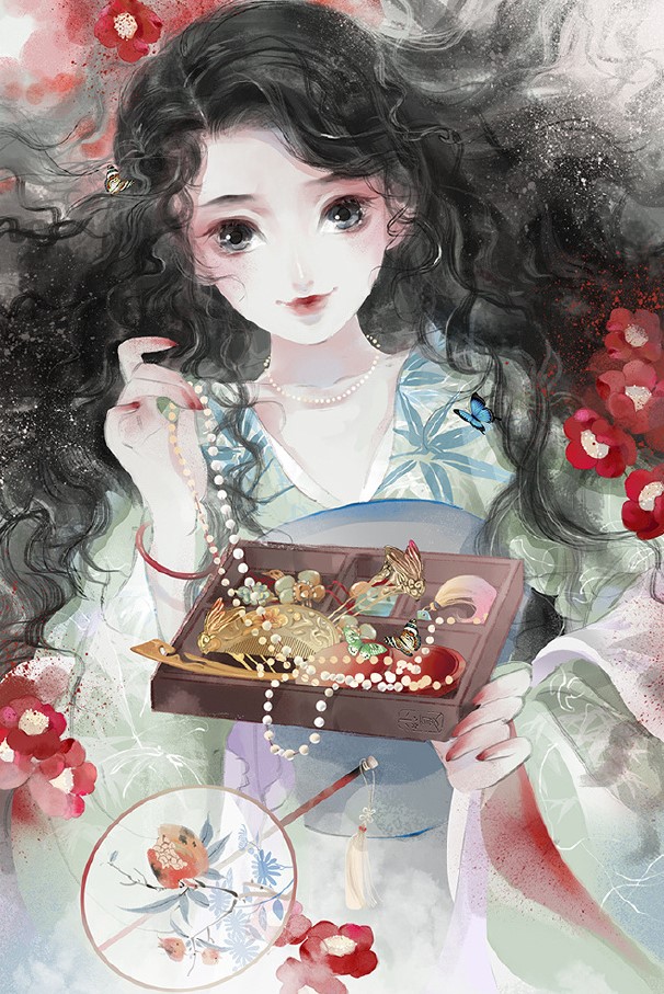 超可愛古風(fēng)女子圖集，唯美萌妹子古風(fēng)圖片