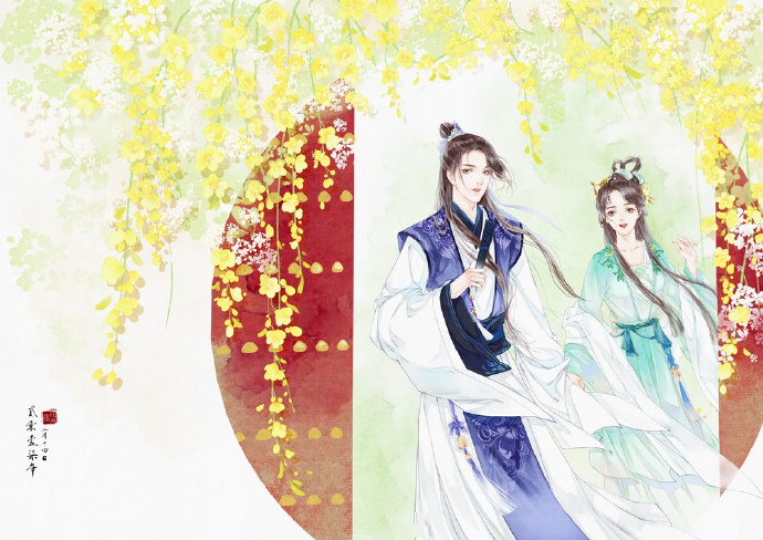 超甜的古風情侶圖集，清新唯美古風圖片（19張）