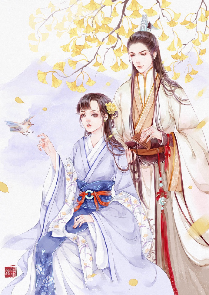 超甜的古風情侶圖集，清新唯美古風圖片（19張）