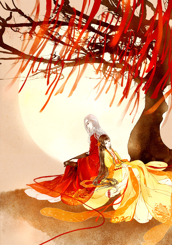 高清古風(fēng)情侶圖集(52張)，超恩愛甜蜜的古風(fēng)圖片